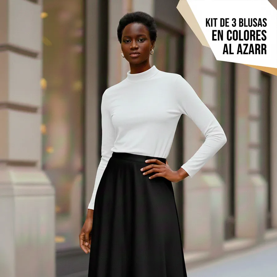 POLO-UNI-N KIT DE 3 BLUSAS 8040